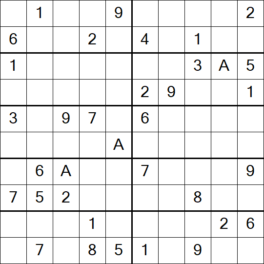 Sudoku 10x10 - Schwierig