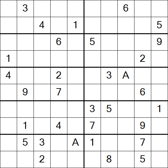 Sudoku 10x10 - Schwierig