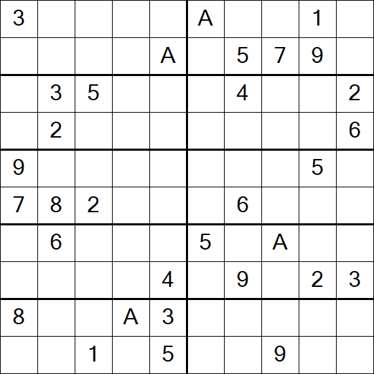 Sudoku 10x10 - Schwierig