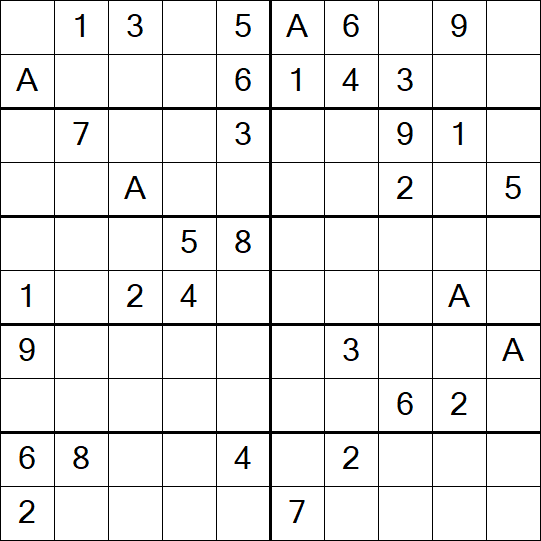 Sudoku 10x10 - Difficile