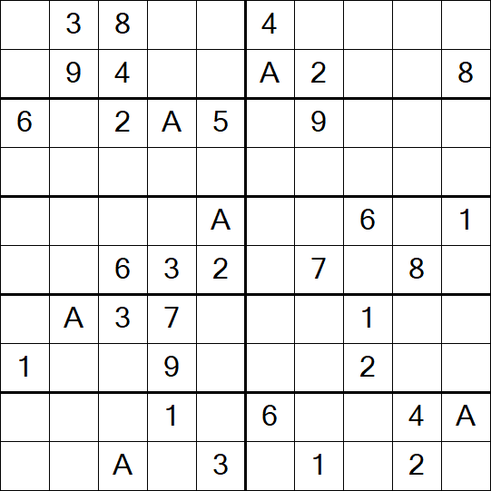 Sudoku 10x10 - Difficile