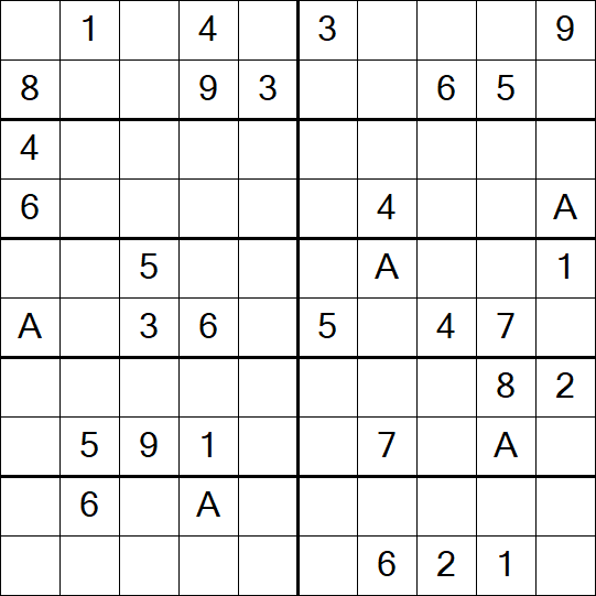 Sudoku 10x10 - Difficile