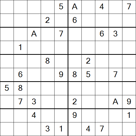 Sudoku 10x10 - Difficile
