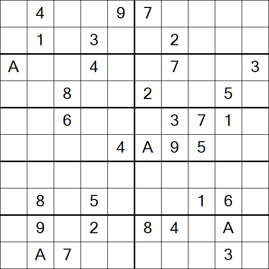 Sudoku 10x10 - Difficile