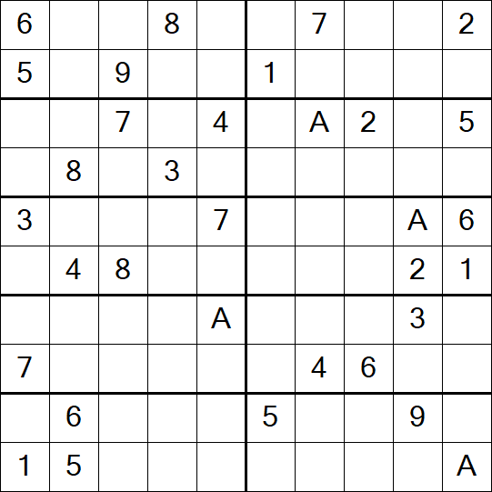 Sudoku 10x10 - Difficile