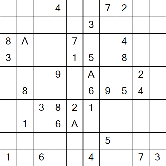 Sudoku 10x10 - Difficile