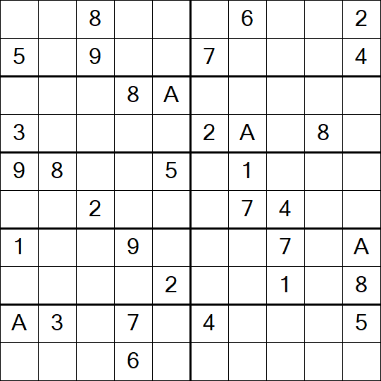 Sudoku 10x10 - Difficile