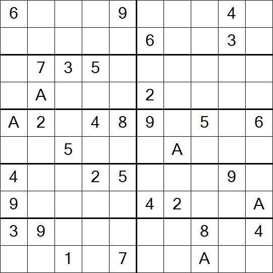 Sudoku 10x10 - Difficile
