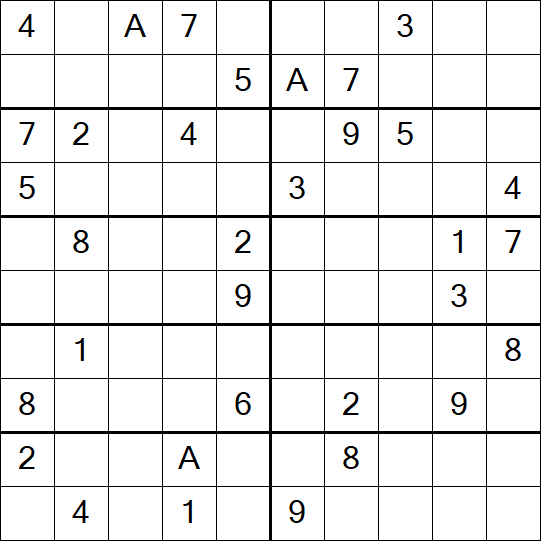Sudoku 10x10 - Difficile