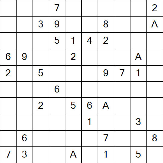 Sudoku 10x10 - Difficile