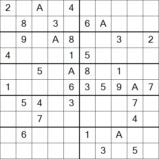 Sudoku 10x10 - Difficile