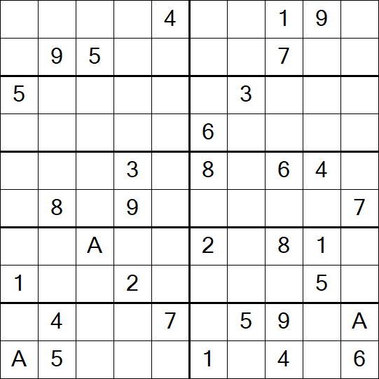 Sudoku 10x10 - Difficile