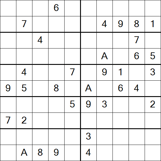 Sudoku 10x10 - Difficile