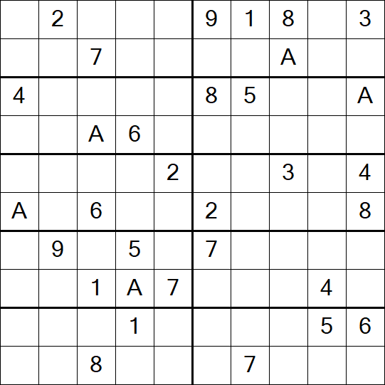 Sudoku 10x10 - Difficile