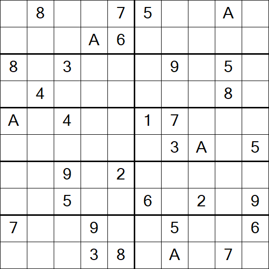 Sudoku 10x10 - Difficile