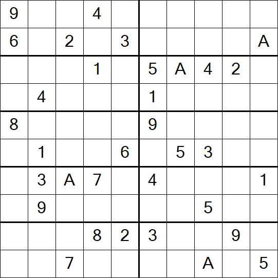Sudoku 10x10 - Difficile