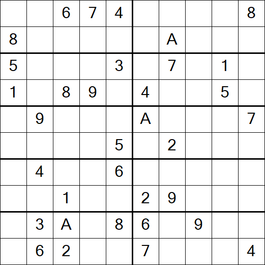 Sudoku 10x10 - Difficile