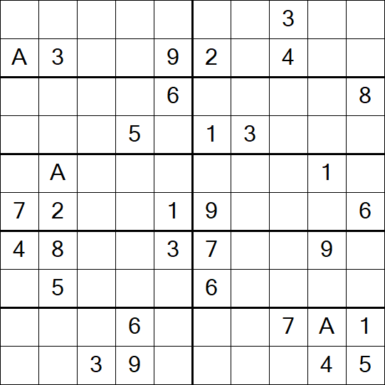 Sudoku 10x10 - Difficile