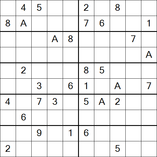 Sudoku 10x10 - Difficile