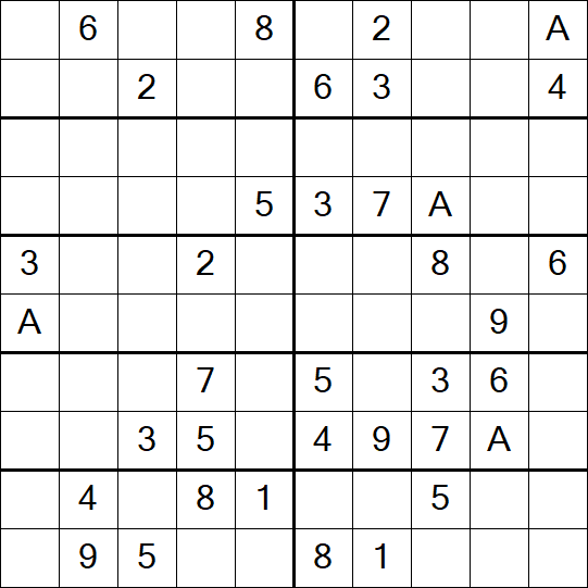 Sudoku 10x10 - Difficile