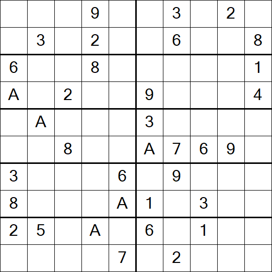 Sudoku 10x10 - Difficile