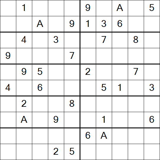 Sudoku 10x10 - Difficile