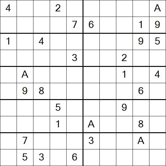Sudoku 10x10 - Difficile