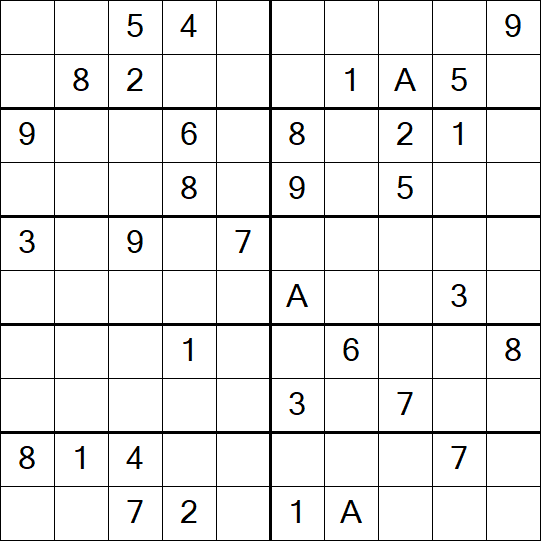 Sudoku 10x10 - Difficile