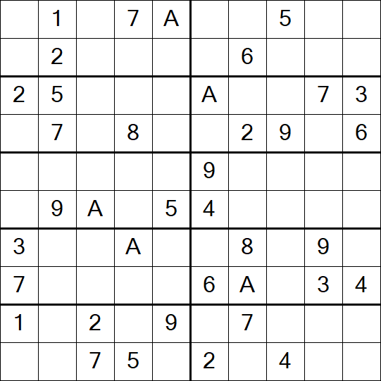 Sudoku 10x10 - Difficile