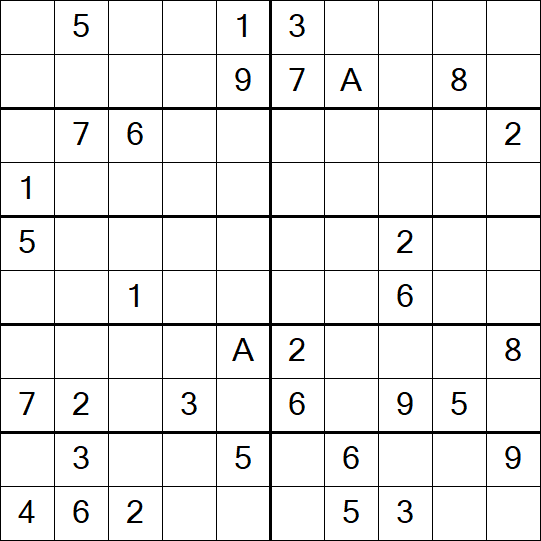 Sudoku 10x10 - Difficile