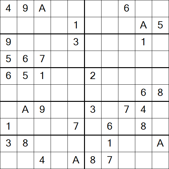 Sudoku 10x10 - Difficile