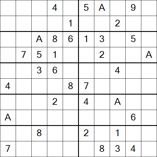 Sudoku 10x10 - Difficile