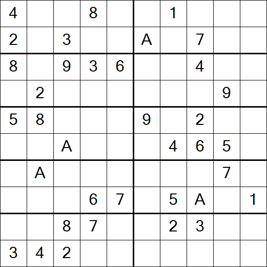 Sudoku 10x10 - Difficile