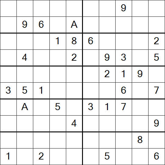 Sudoku 10x10 - Difficile