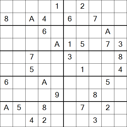 Sudoku 10x10 - Difficile