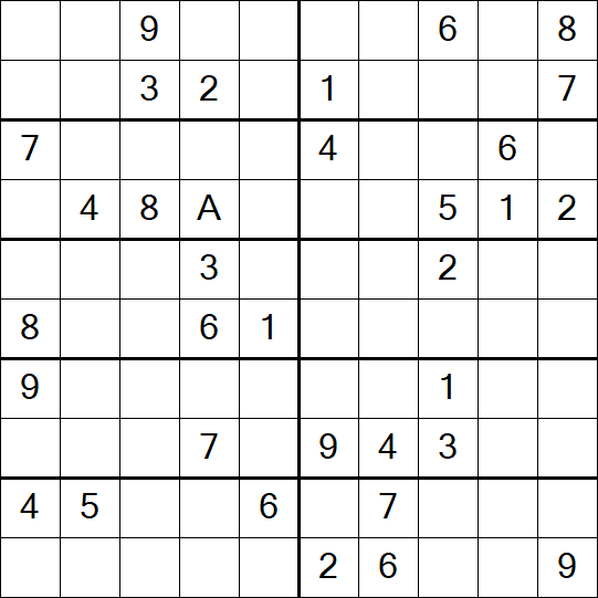 Sudoku 10x10 - Difficile