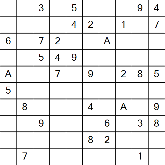 Sudoku 10x10 - Difficile