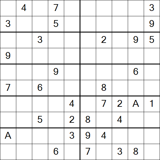 Sudoku 10x10 - Difficile