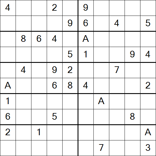 Sudoku 10x10 - Difficile