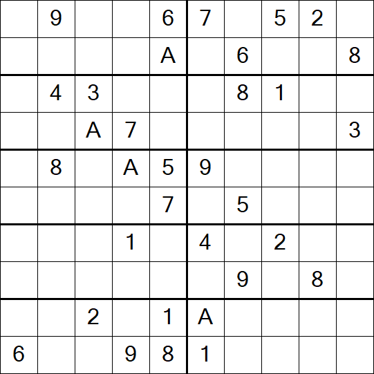 Sudoku 10x10 - Difficile