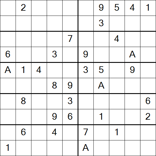 Sudoku 10x10 - Difficile