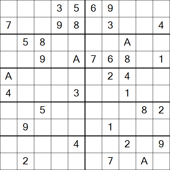 Sudoku 10x10 - Difficile
