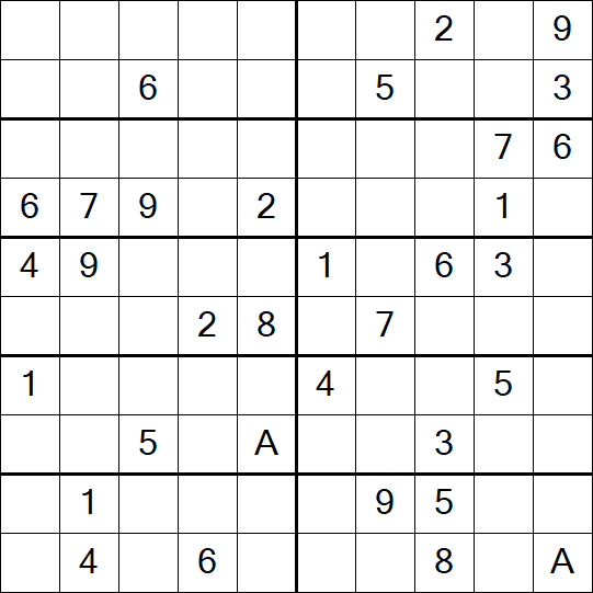 Sudoku 10x10 - Difficile