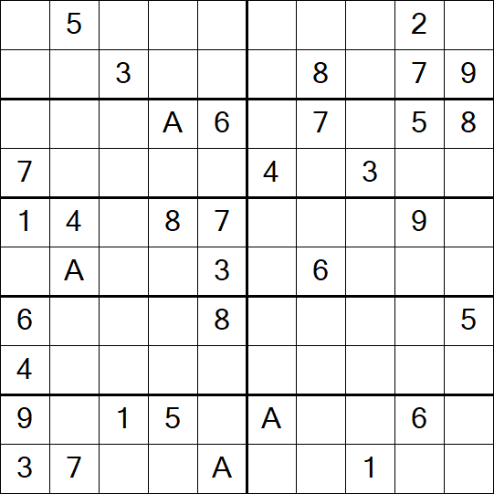 Sudoku 10x10 - Difficile