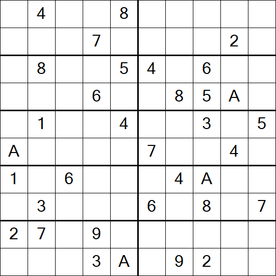 Sudoku 10x10 - Difficile