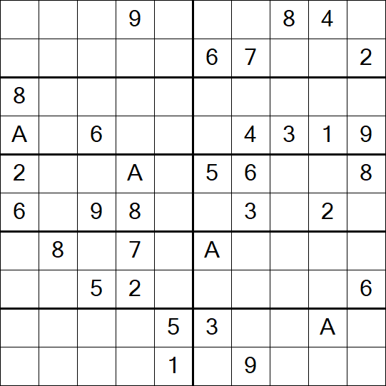 Sudoku 10x10 - Difficile