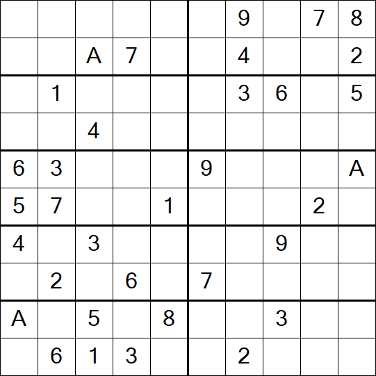 Sudoku 10x10 - Difficile