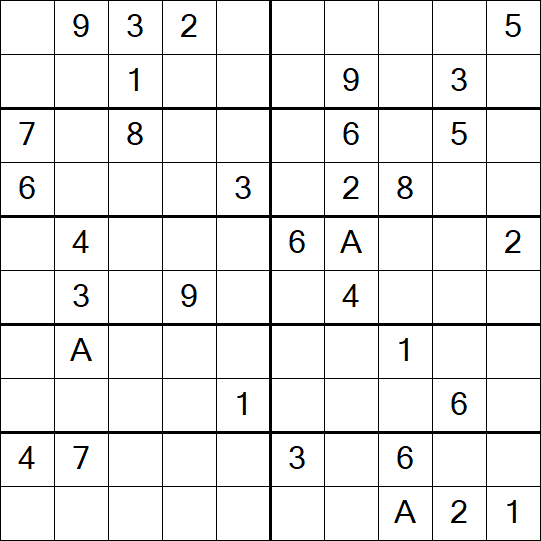 Sudoku 10x10 - Difficile