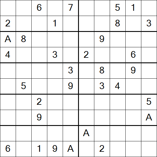 Sudoku 10x10 - Difficile