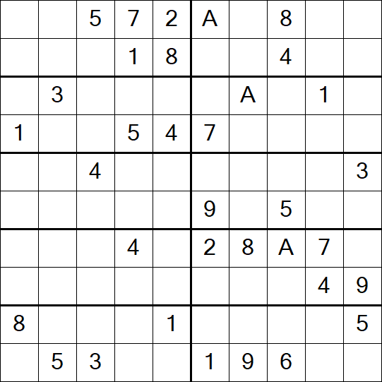 Sudoku 10x10 - Difficile